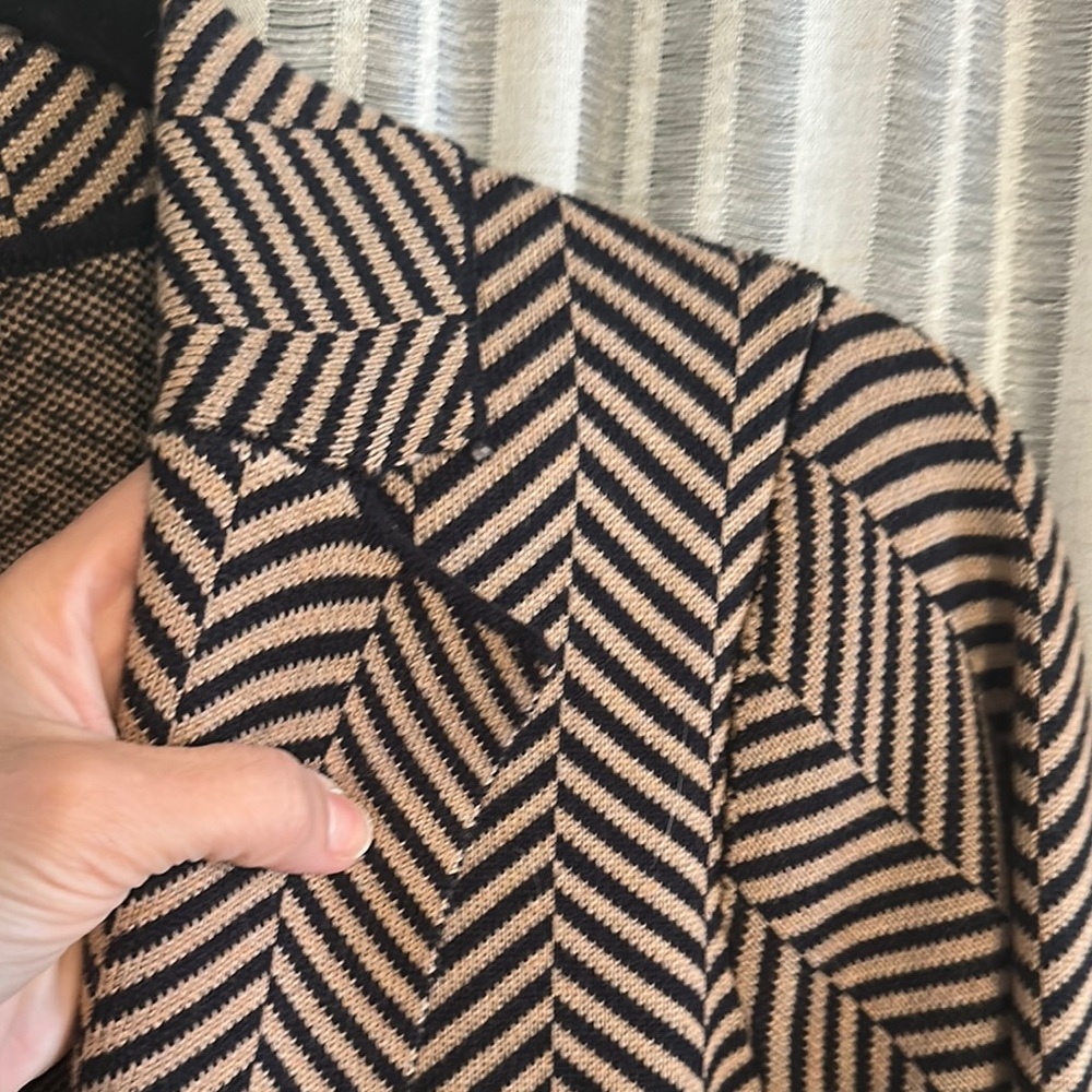Herringbone Patterned Women's Blazer - image 8
